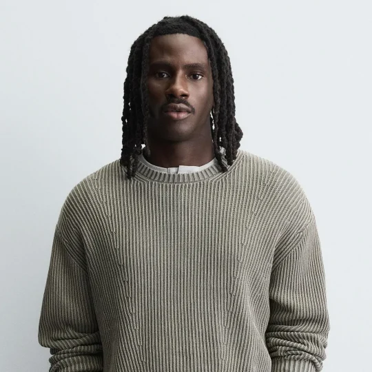 Ribbed sweater
